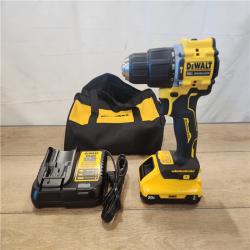 AS-IS- DEWALT ATOMIC 20V Cordless 1/2 in. Compact Hammer Drill Kit
