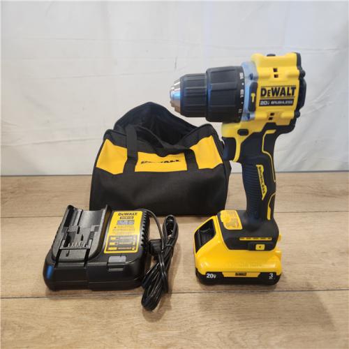 AS-IS- DEWALT ATOMIC 20V Cordless 1/2 in. Compact Hammer Drill Kit