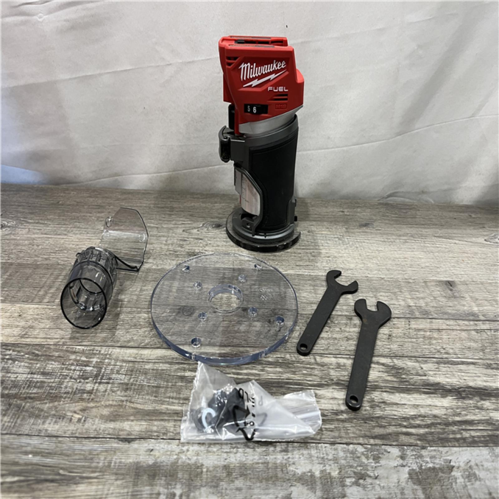 AS-IS Milwaukee FUEL 18V Lithium-Ion Brushless Cordless Compact Router (Tool-Only)