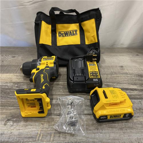 AS-IS DEWALT Atomic 20V Lithium-Ion Cordless Compact 1/2 in. Drill/Driver Kit