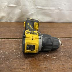 AS-IS DEWALT ATOMIC 20-Volt Lithium-Ion Cordless 1/2 in. Compact Hammer Drill with 3.0Ah Battery, Charger and Bag