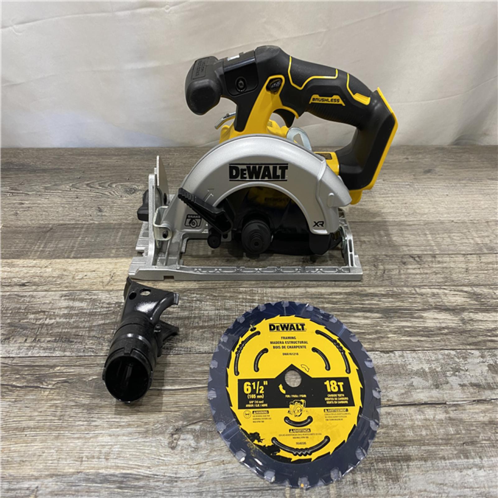 AS-IS DEWALT 20V MAX Cordless Brushless 6-1/2 in. Sidewinder Style Circular Saw (Tool Only)