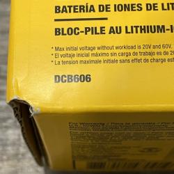 NEW - DEWALT FLEXVOLT 20V/60V MAX Lithium-Ion 6.0Ah Battery Pack