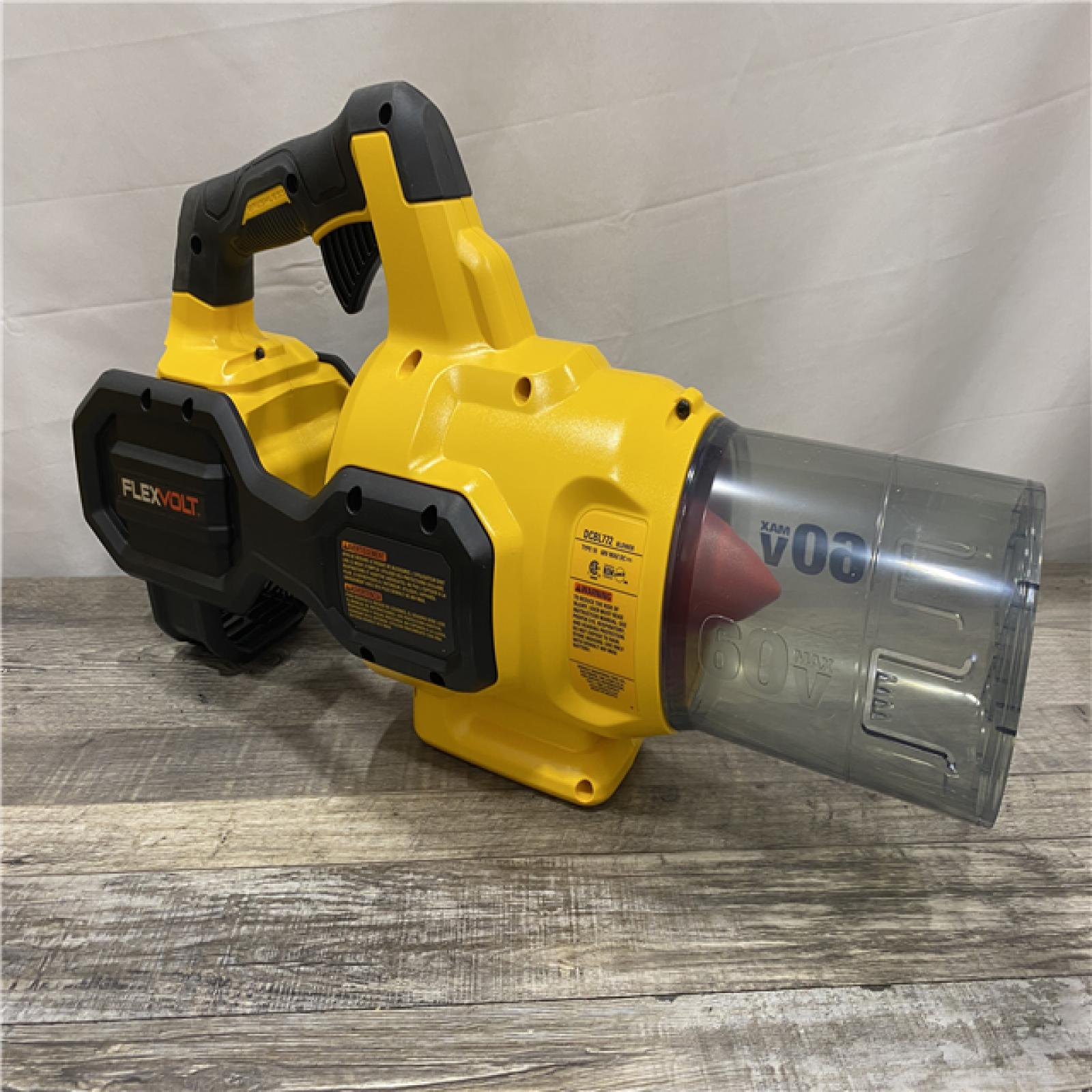 AS-IS DEWALT FLEXVOLT 60V MAX 125 MPH 600 CFM Brushless Cordless Battery Powered Blower Kit