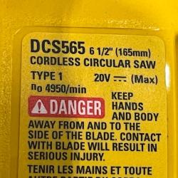 AS-IS DEWALT 20V MAX Cordless Brushless 6-1/2 in. Sidewinder Style Circular Saw (Tool Only)