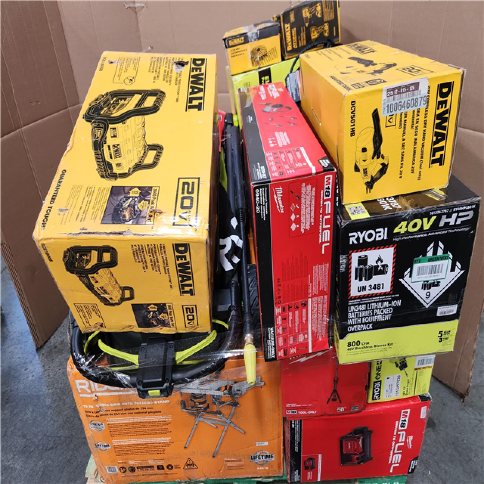 CALIFORNIA AS-IS TOOL PALLET