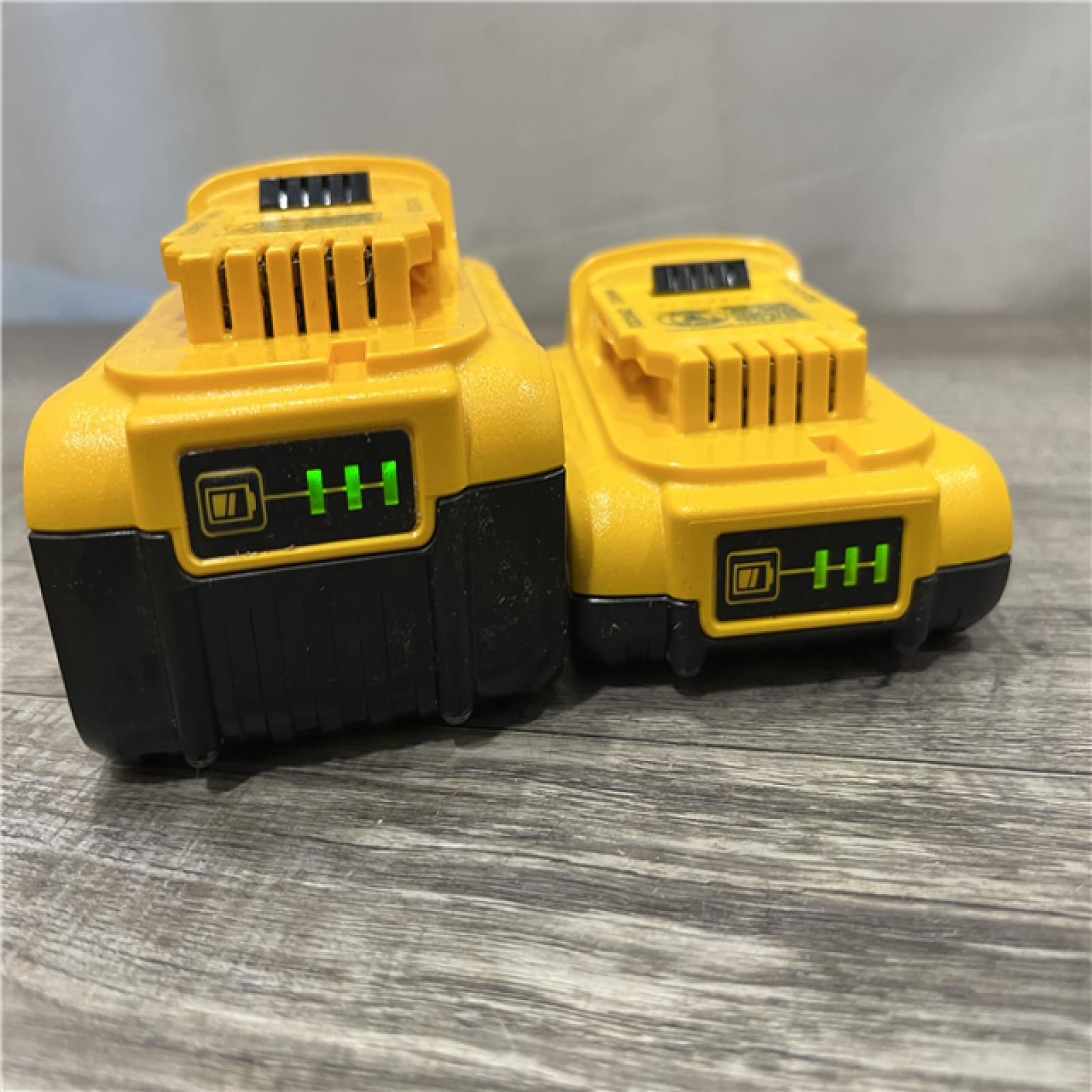 AS-IS DEWALT 20V MAX Lithium-Ion Battery Kit with 5.0Ah and 2.0Ah Battery and Charger