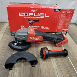 AS-IS Milwaukee 2880-20 M18 FUEL 18-Volt Lithium-Ion Brushless Cordless 4-1/2 in./5 in. Grinder W/Paddle Switch (Tool-Only)