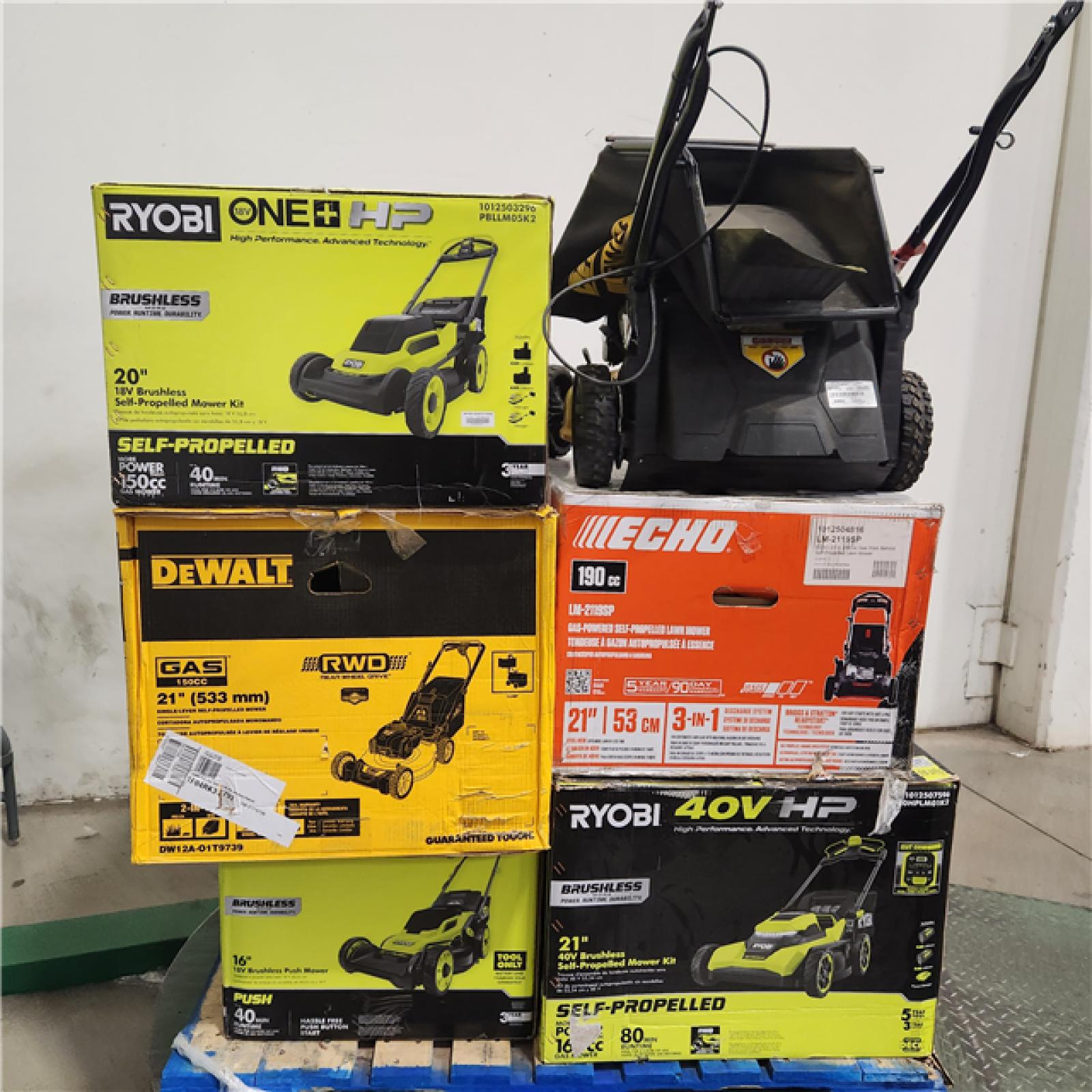 Dallas Location - As-Is Lawn Mower Pallet