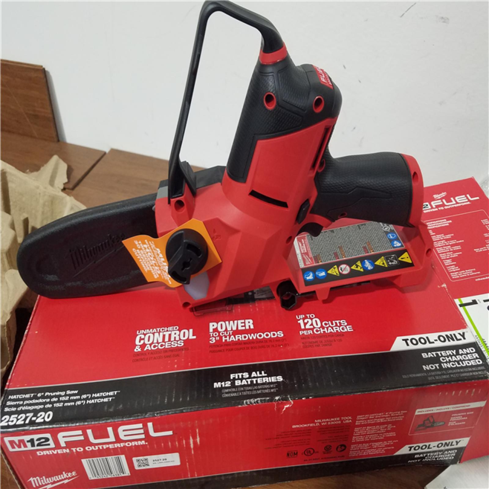 CALIFORNIA AS-IS MILWAUKEE M12 HATCHET 6PRUNING SAW TOOL ONLY