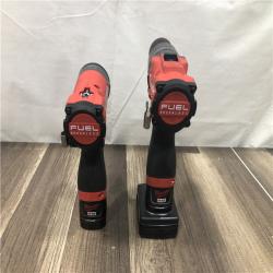 AS-IS Milwaukee FUEL 12-Volt Lithium-Ion Brushless Cordless Hammer Drill and Impact Driver Combo Kit