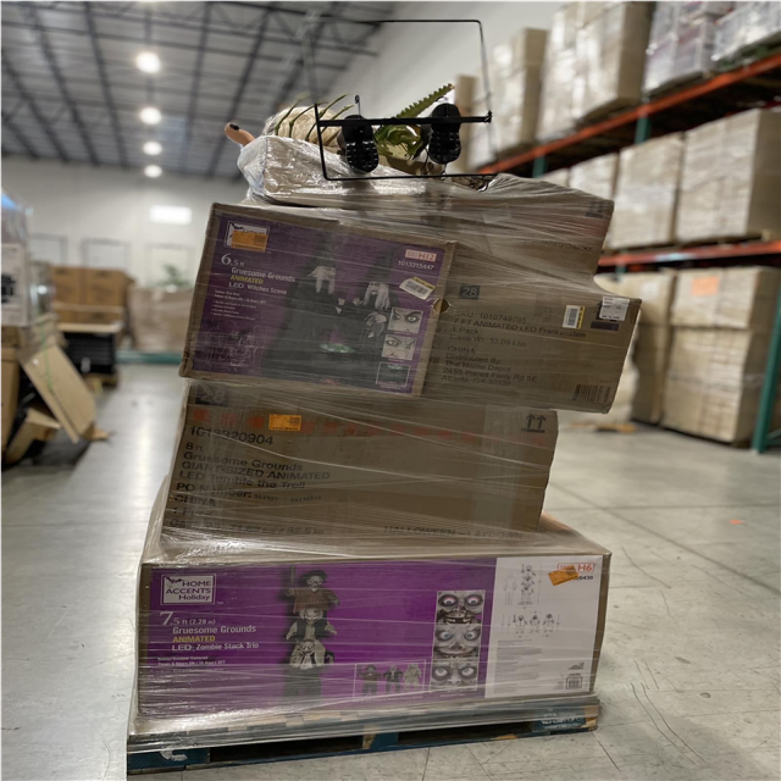 DALLAS LOCATION- AS-IS ASSORTED HALLOWEEN DECORATION PALLET