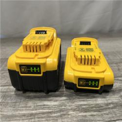AS-IS DEWALT 20V MAX Lithium-Ion Battery Kit with 5.0Ah and 2.0Ah Battery and Charger
