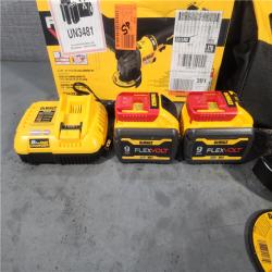 HOUSTON LOCATION - AS-IS (APPEARS LIKE NEW) DeWalt Flexvolt 60V Max Cordless Grinder  4.5 in; 6 in  Kit  1 KT (115-DCG418X2)