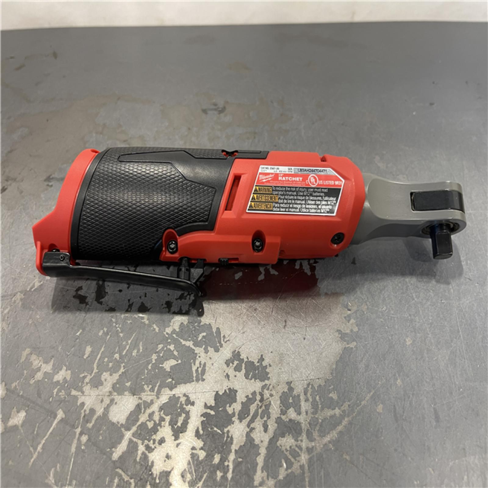 AS-IS - Milwaukee M12 FUEL 12-Volt Lithium-Ion Brushless Cordless High Speed 3/8 in. Ratchet