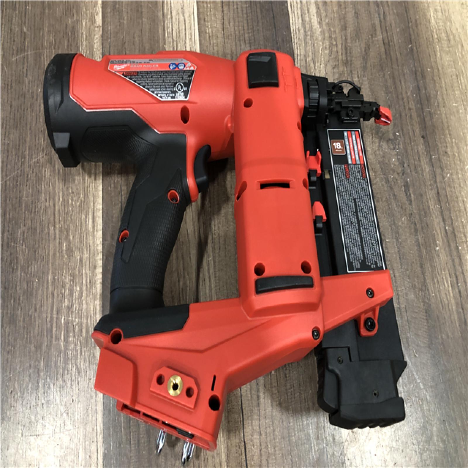 AS-IS Milwaukee FUEL 18-Volt Lithium-Ion Brushless Cordless Gen II 18-Gauge Brad Nailer (Tool-Only)