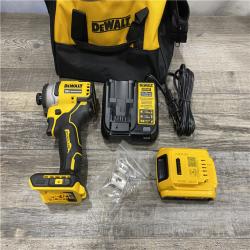 AS-IS DEWALT Atomic 20V Max Lithium-Ion Brushless Cordless Compact 1/4 in. Impact Driver Kit