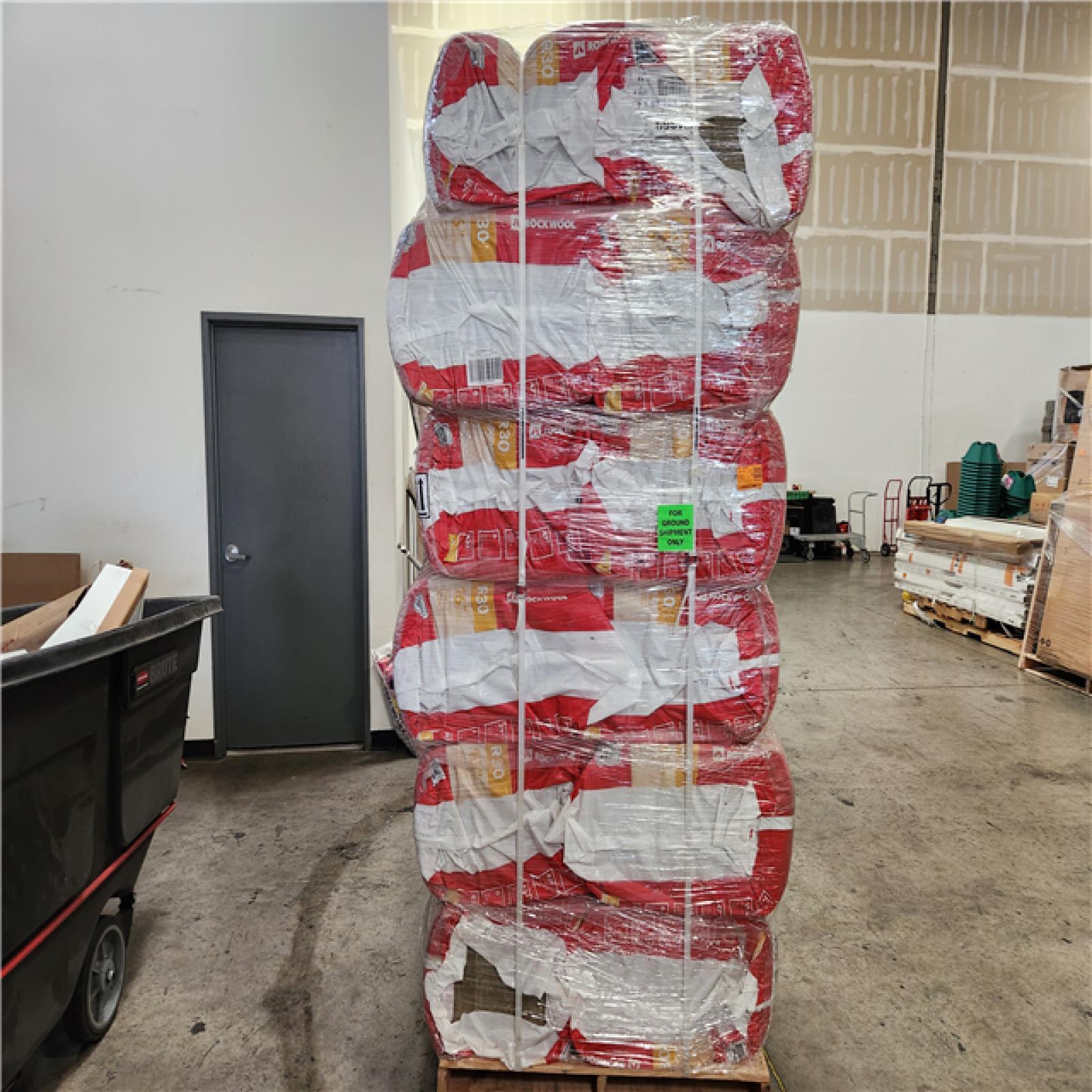 Phoenix Location Rockwool ComfortBatt R30 7-1/4x23x47 Unfaced Batt - Stone Wool Insulation Pallet (358 Sq Ft, 12 Bags)