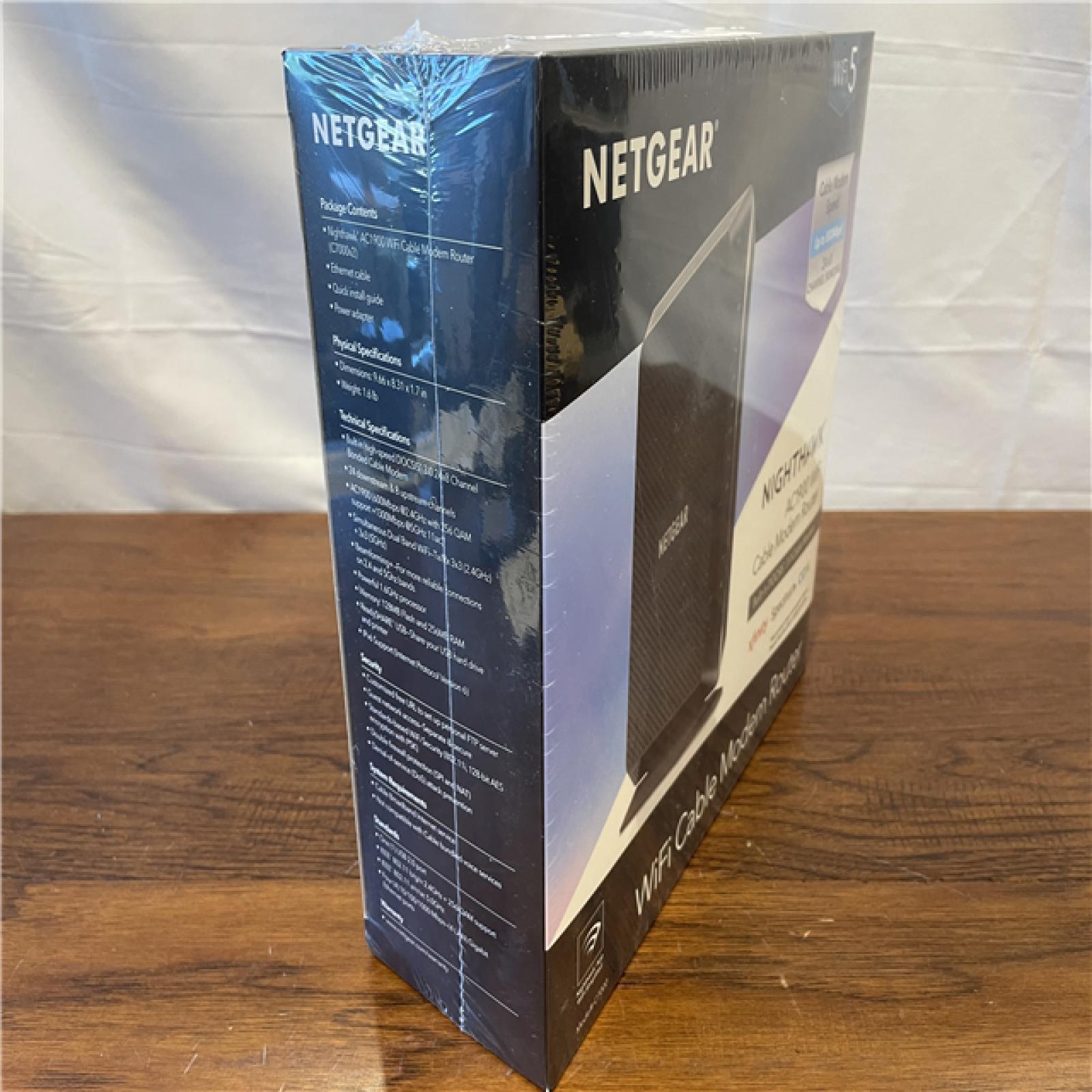 NEW! NETGEAR Nighthawk C7000 Wireless Router - 1.6GHz Processor 256MB RAM12