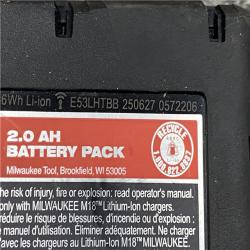 AS-IS Milwaukee 18V Lithium-Ion Brushless Cordless 1/2 in. Compact Hammer Drill/Driver Kit