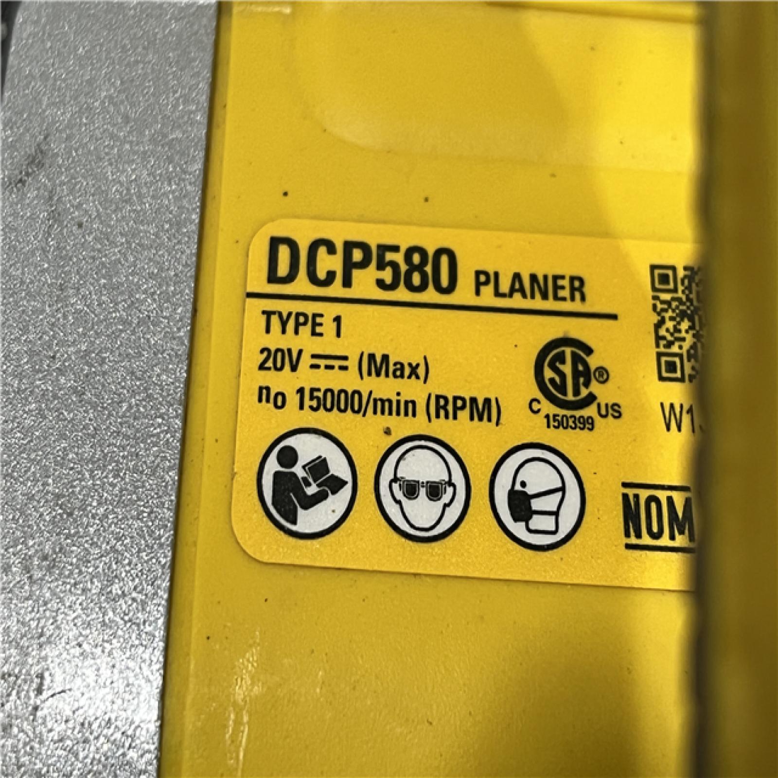 AS-IS DEWALT 20V MAX XR Cordless Brushless 3-1/4 in. Planer (Tool Only)