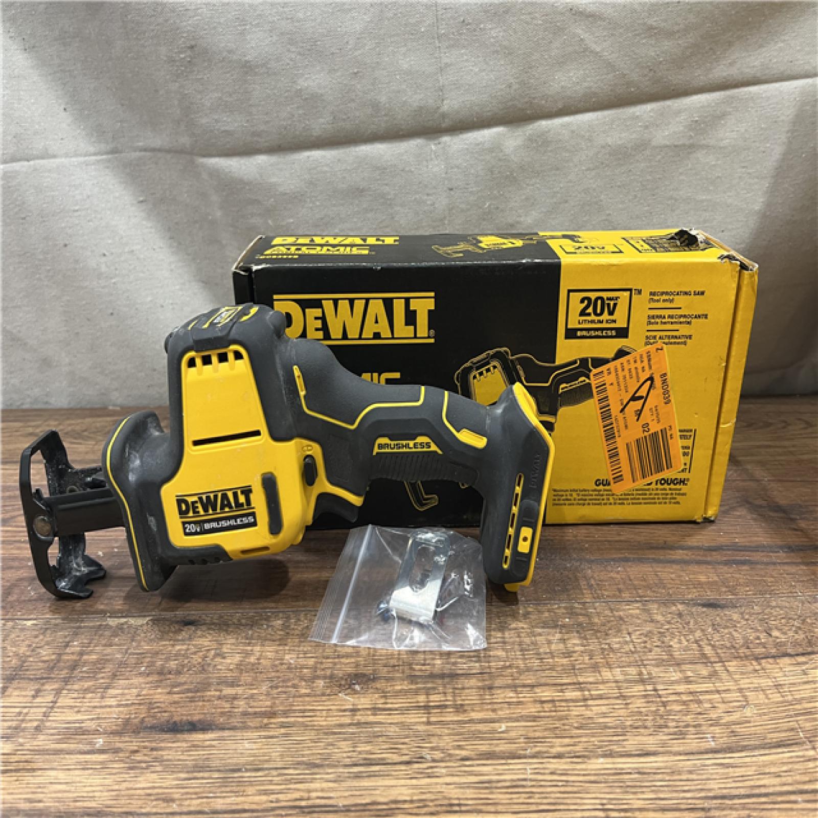 AS-IS Dewalt DCS369B ATOMIC 20V MAX Cordless One-Handed Reciprocating Saw (Tool Only)