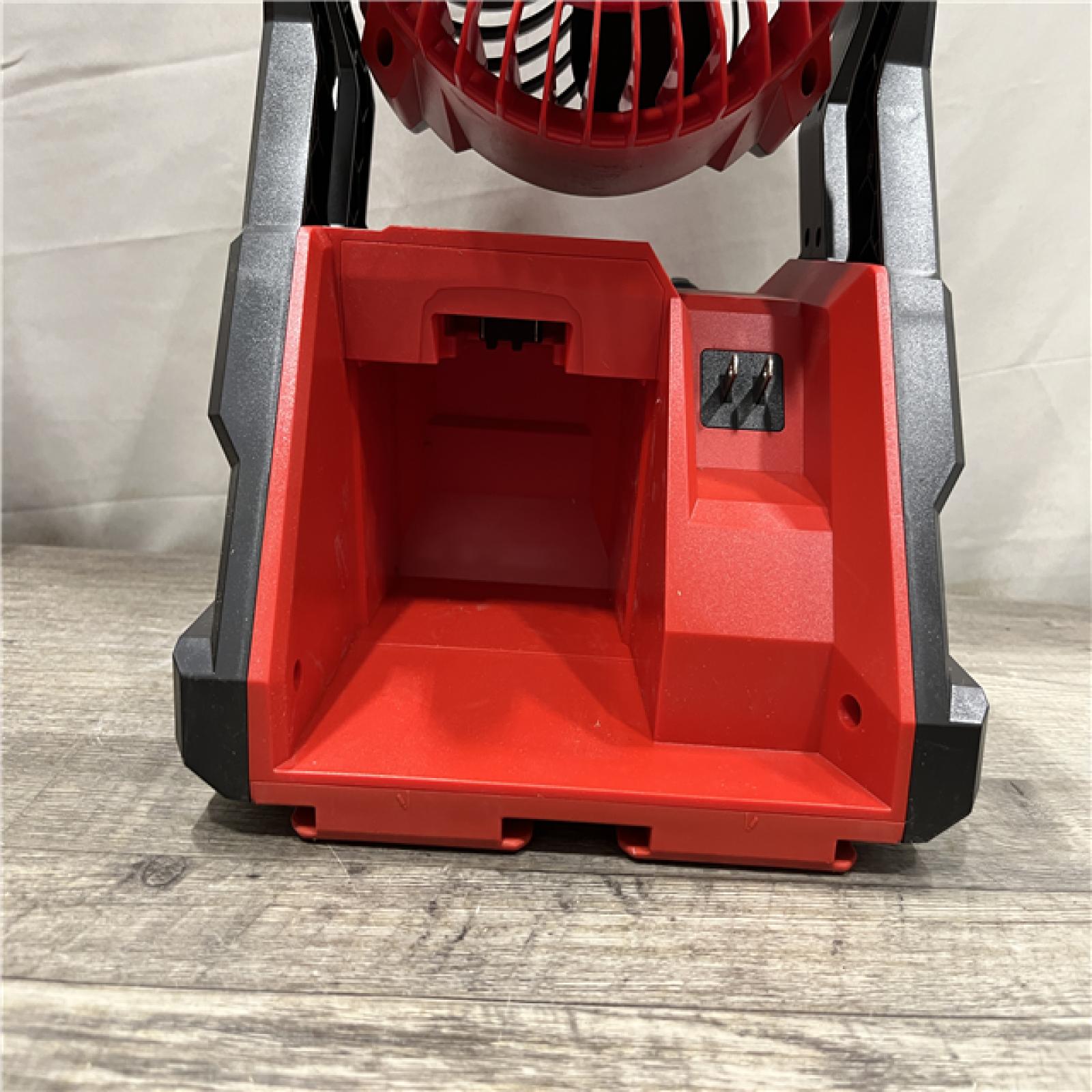 AS-IS Milwaukee 18-Volt Lithium-Ion Brushless Cordless PACKOUT Jobsite Fan (Tool-Only)