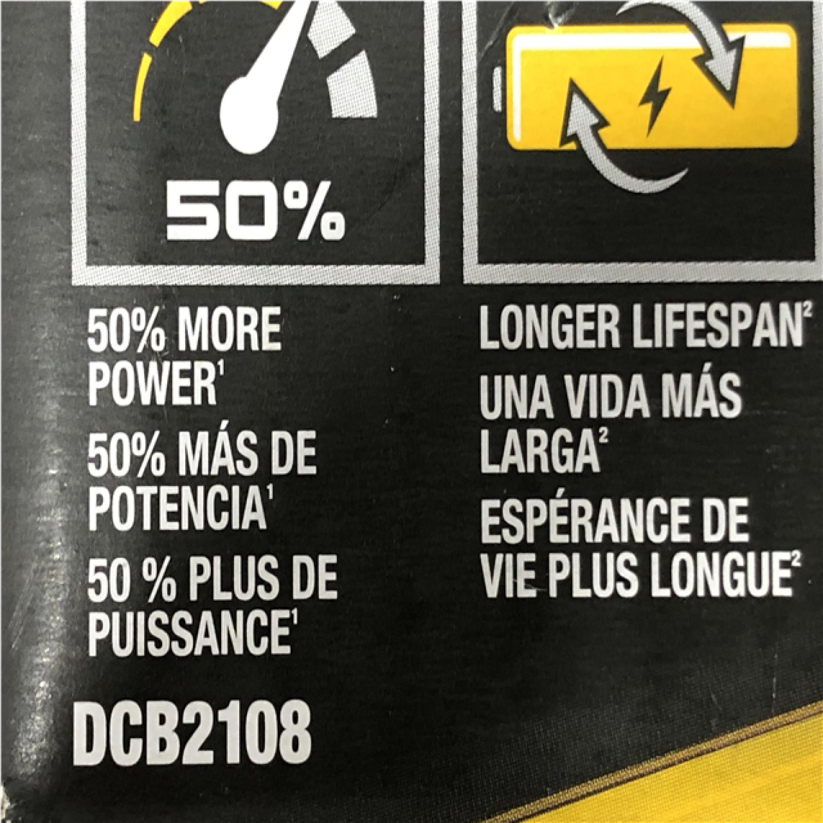 NEW - DEWALT 20V MAX XR POWER-Pack Lithium-Ion 8.0Ah Battery