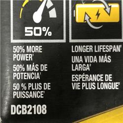 NEW - DEWALT 20V MAX XR POWER-Pack Lithium-Ion 8.0Ah Battery