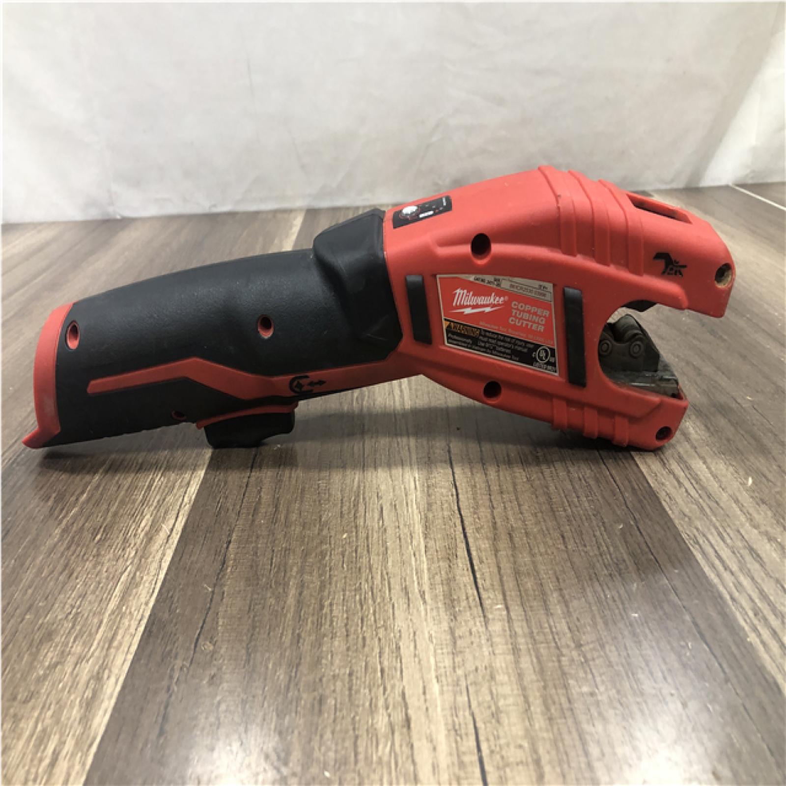 AS-IS Milwaukee 12V Lithium-Ion Cordless Copper Tubing Cutter (Tool-Only)