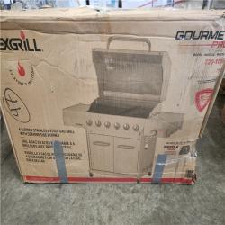 Phoenix Nexgrill Gourmet Pro 6-Burner Stainless Steel Propane Gas Grill with Searing Side Burner and Griddle Max Insert