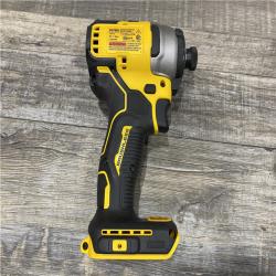 AS-IS DEWALT Atomic 20V Max Lithium-Ion Brushless Cordless Compact 1/4 in. Impact Driver Kit