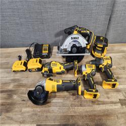 HOUSTON LOCATION - AS-IS Dewalt 20-Volt MAX ToughSystem Lithium-Ion 6-Tool Cordless Combo Kit