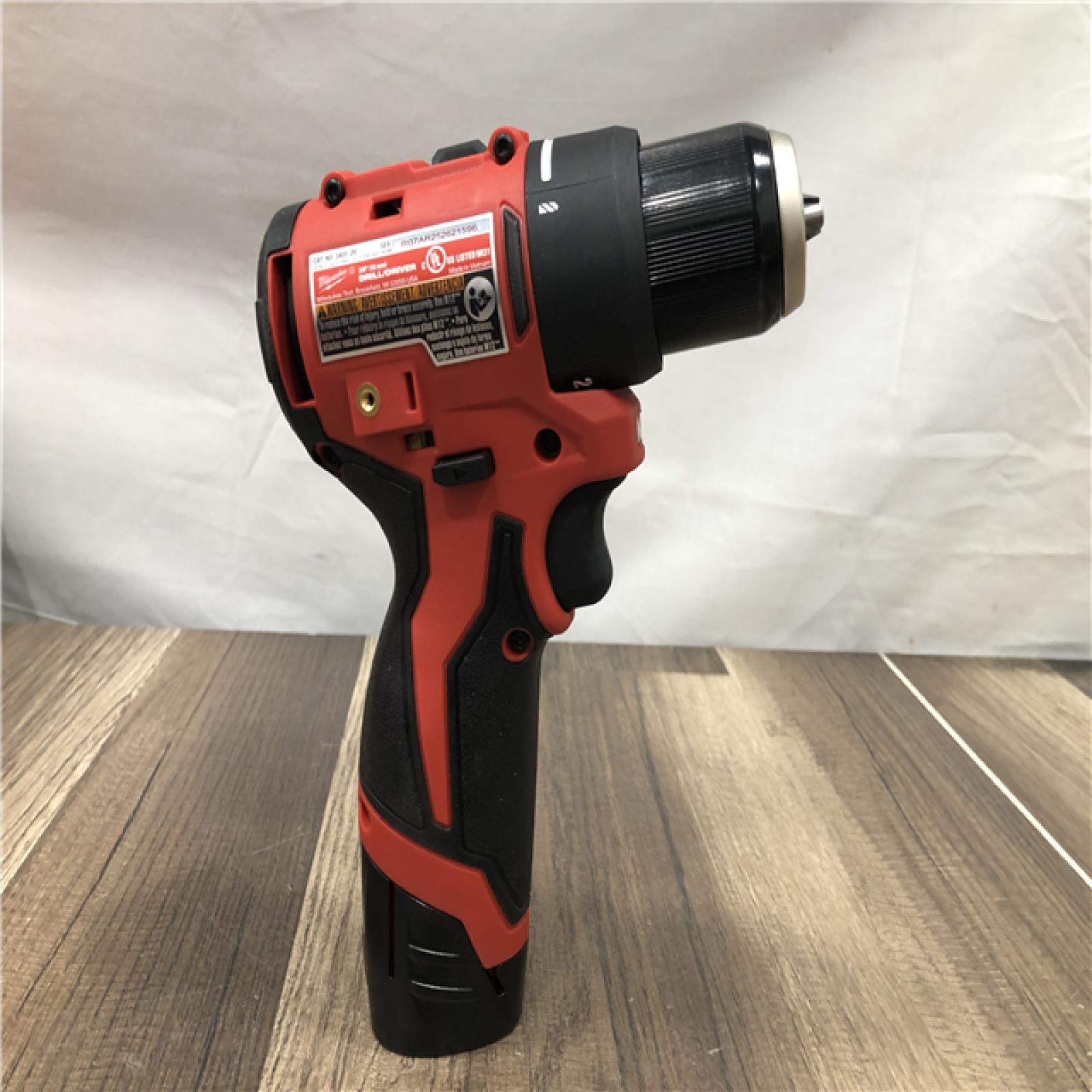 AS-IS Milwaukee 12-Volt Lithium-Ion Brushless Cordless Subcompact Drill &Impact Driver Combo Kit