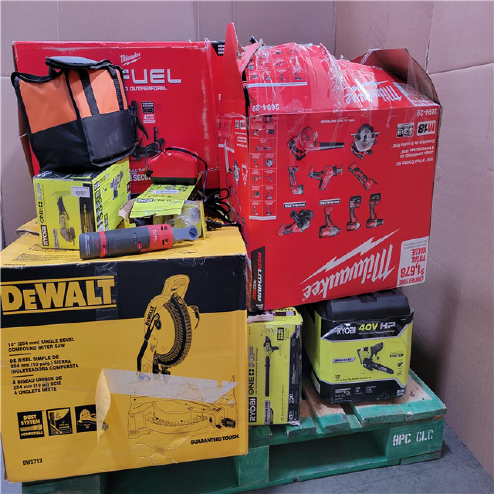 CALIFORNIA AS-IS TOOL PALLET