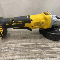 AS-IS DEWALT 20V MAX Cordless Brushless 4-1/2 in. Angle Grinder with Paddle Switch (Tool Only)