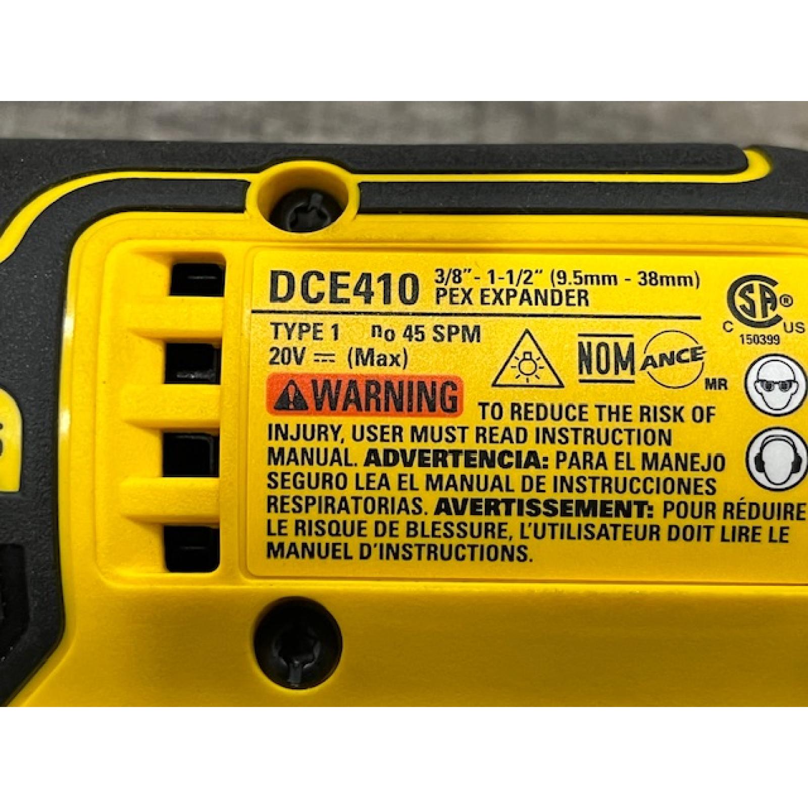 AS-IS DEWALT 35-Degree Pneumatic Metal Connector Nailer