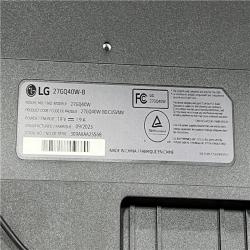 AS-IS LG 27” UltraGear FHD 1ms 165Hz Gaming Monitor (1920 x 1080) - 27GQ40W-B