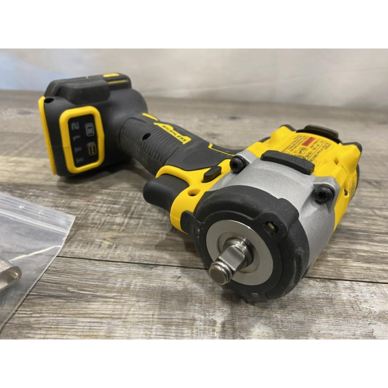 AS-IS DEWALT ATOMIC 20V MAX Cordless Brushless 3/8 in.Variable Speed Impact Wrench (Tool Only)