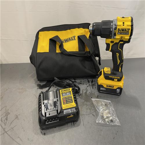 AS-IS - DEWALT ATOMIC 20V Lithium-Ion Cordless 1/2 in. Hammer Drill Kit