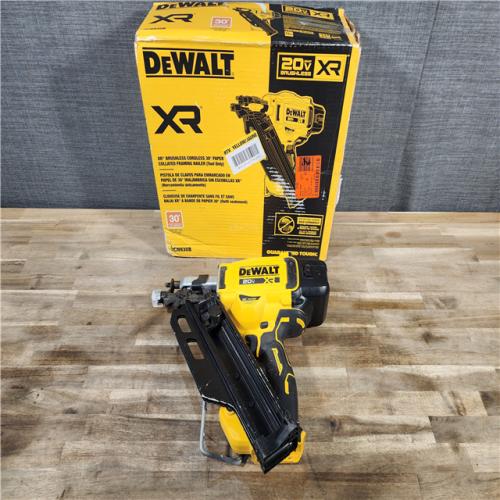 HOUSTON LOCATION - AS-IS DEWALT 20-Volt 30° Cordless Framing Nailer (Tool-Only)