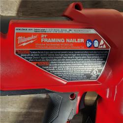 HOUSTON LOCATION - AS-IS (APPEARS LIKE NEW) Milwaukee 2744-20 M18 FUEL 3-1/2 in. 18-Volt 21-Degree Lithium-Ion Brushless Cordless Framing Nailer (Tool-Only)