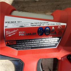 HOUSTON LOCATION - AS-IS Milwaukee 2540-20 12V 23 Gauge Cordless Pin Nailer (Tool Only)