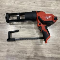 AS-IS Milwaukee 12V Lithium-Ion Cordless 10 oz. Adhesive and Caulk Gun (Tool-Only)