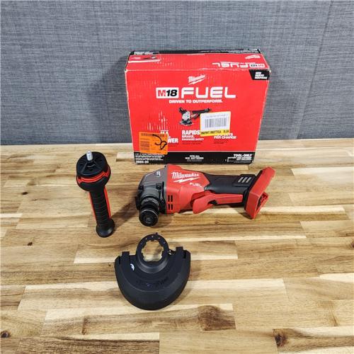 HOUSTON LOCATION - AS-IS Milwaukee 2880-20 M18 FUEL 18-Volt Lithium-Ion Brushless Cordless 4-1/2 in./5 in. Grinder W/Paddle Switch (Tool-Only)