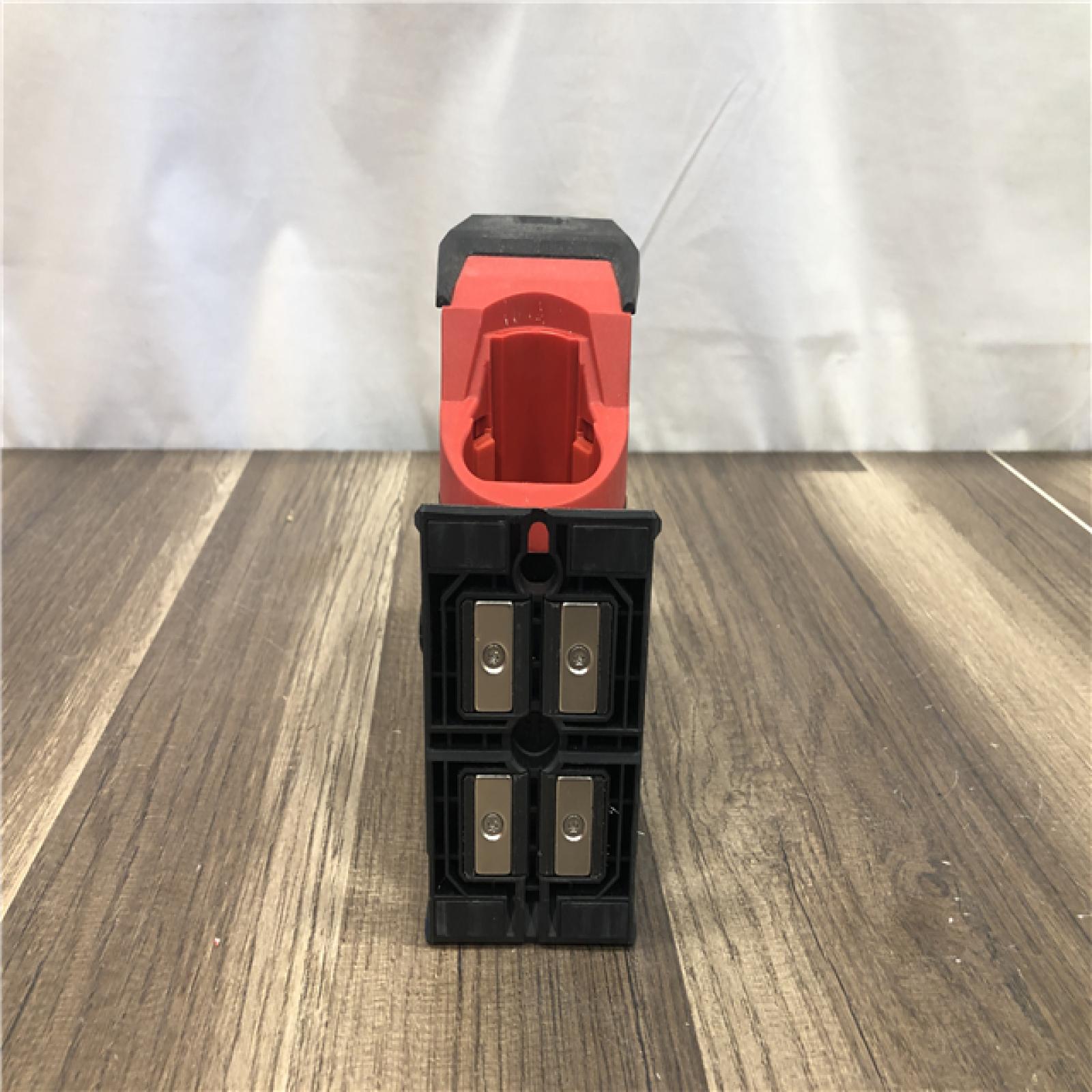 AS-IS  Milwaukee 12-Volt Lithium-Ion Cordless Green 125 ft. Cross Line and Plumb Points Laser Level (Tool-Only)