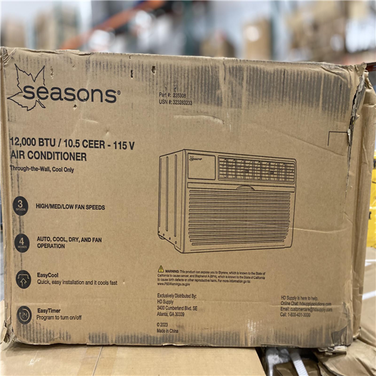 DALLAS LOCATION -Seasons® Air Conditioner -  PALLET  ( 5  UNITS  )