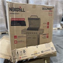 DALLAS LOCATION - AS-IS NEXGRILL 6-Burner Stainless Steel Grill with Searing Side Burner & Griddle Max Insert