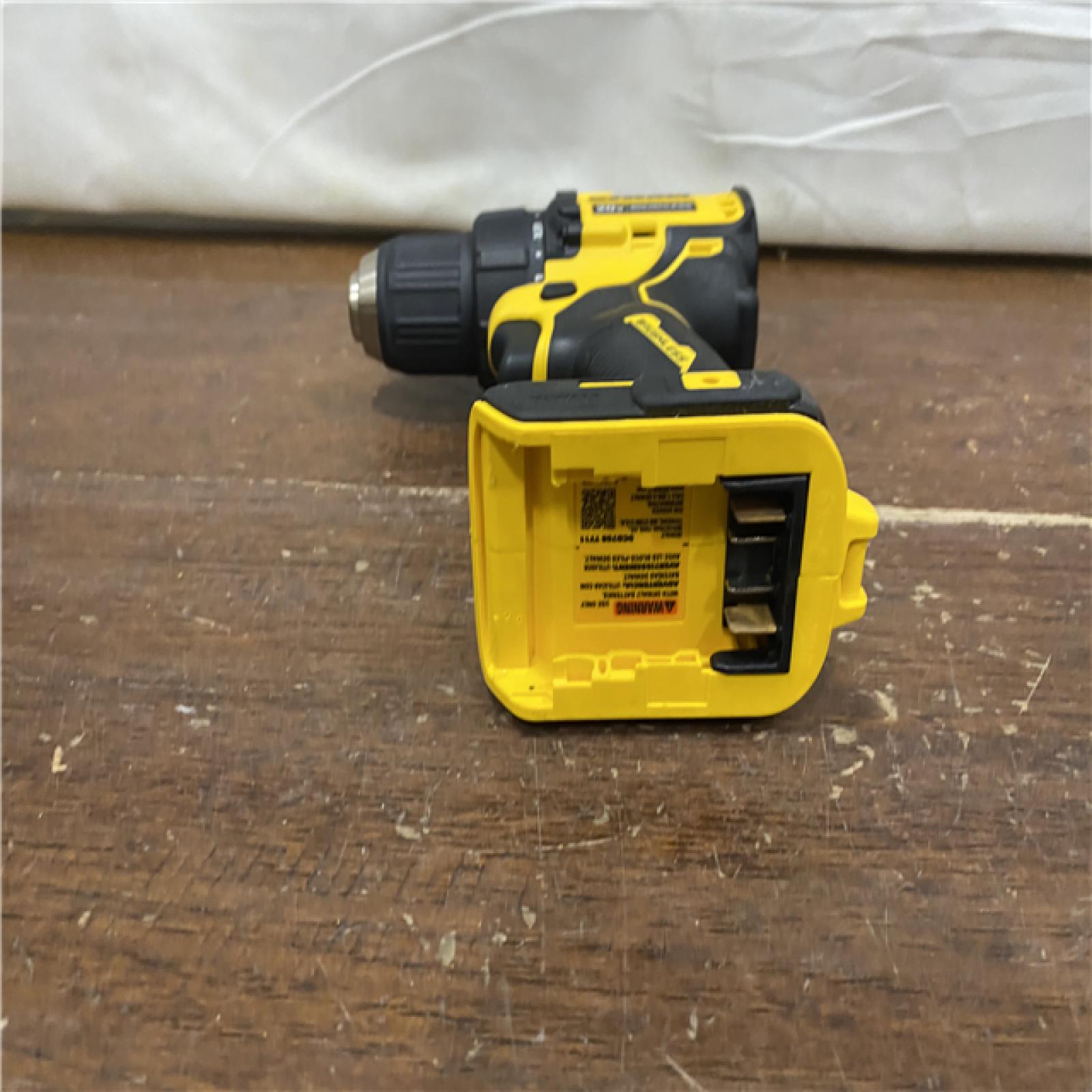 AS-IS ATOMIC 20V MAX Cordless Brushless Compact 1/2 in. Drill/Driver, (2) 20V 1.3Ah Batteries, Charger and Bag