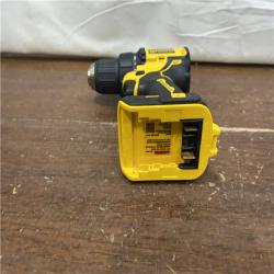 AS-IS ATOMIC 20V MAX Cordless Brushless Compact 1/2 in. Drill/Driver, (2) 20V 1.3Ah Batteries, Charger and Bag